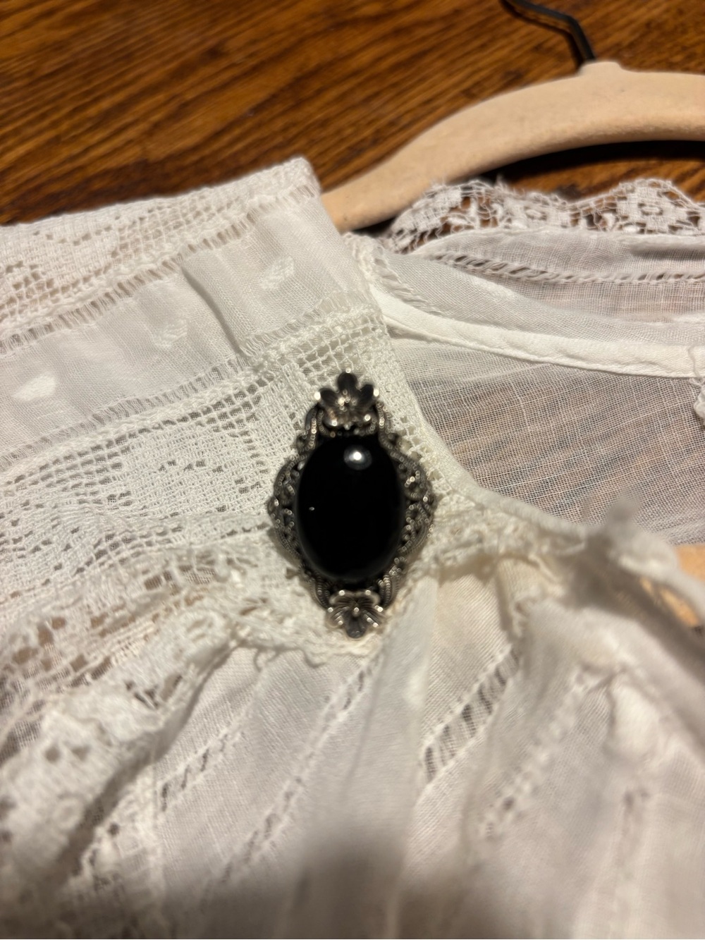 Vintage-Inspired Black Onyx Silver ring Women Jewelry